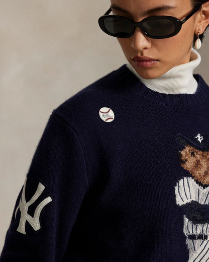 L.R Polo Bear Yankees Sweater