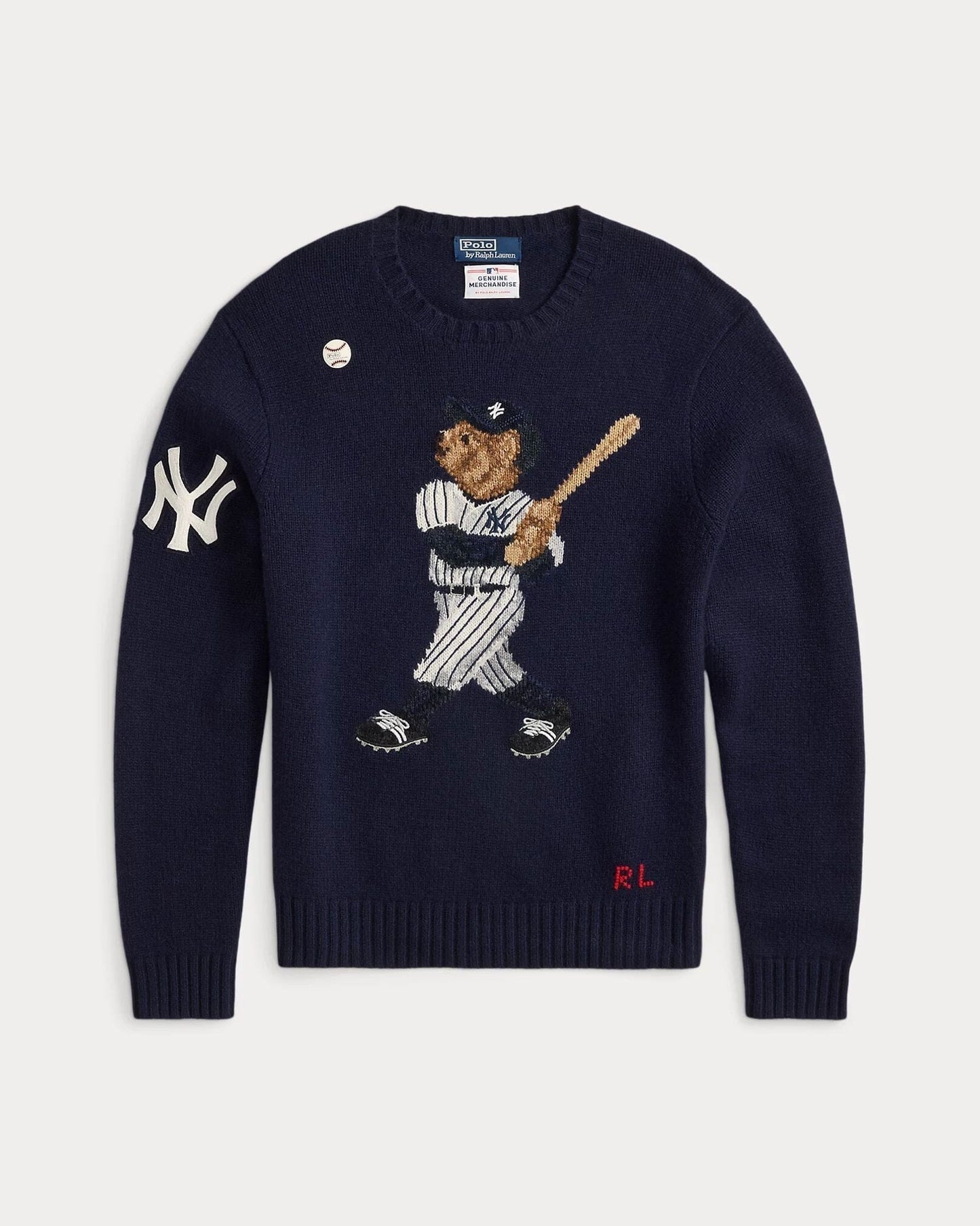 L.R Polo Bear Yankees Sweater
