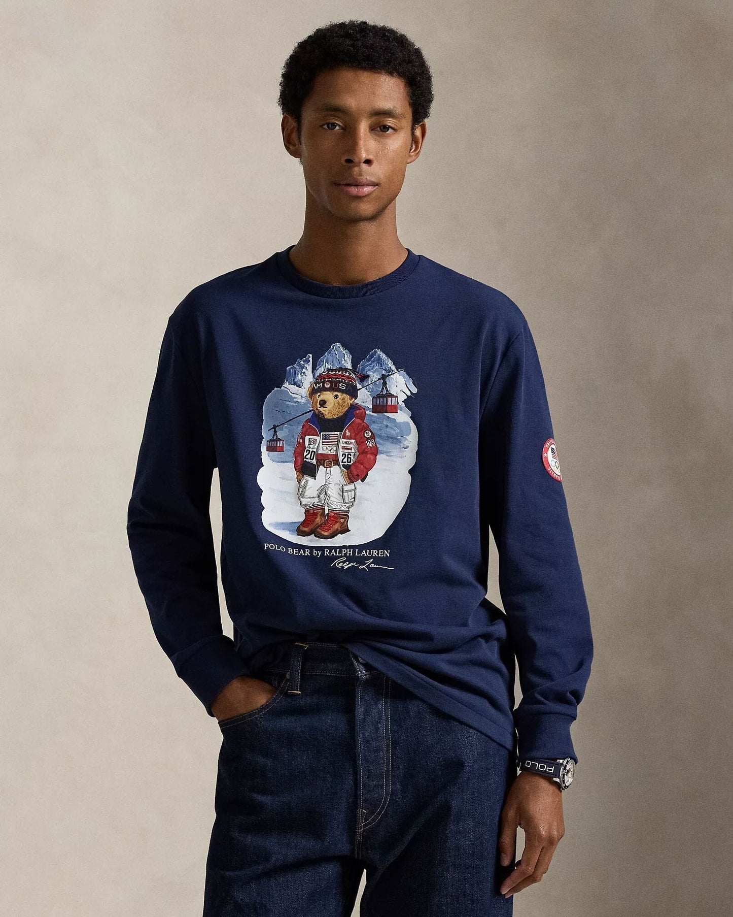 L.R Team USA Polo Bear T-Shirt