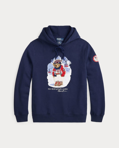 L.R Team USA Polo Bear Hoodie
