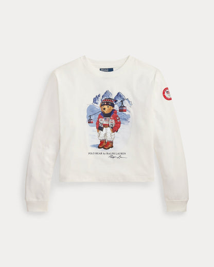 L.R Team USA Polo Bear Long-Sleeve T-Shirt