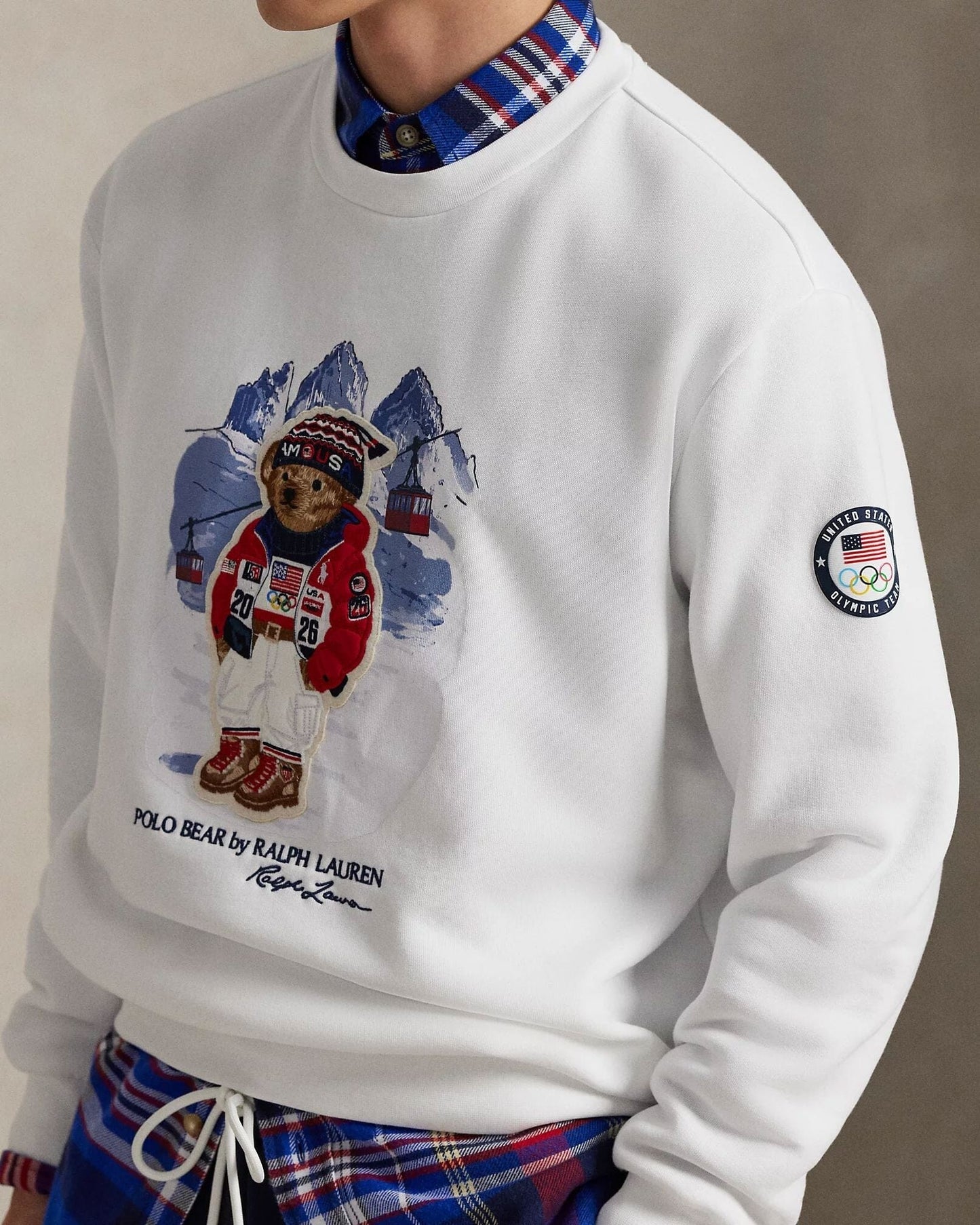 L.R Team USA Polo Bear Sweatshirt