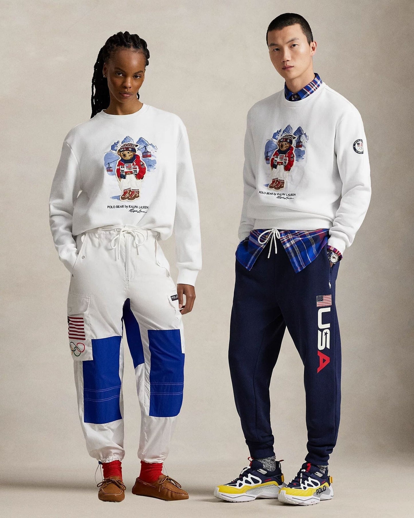 L.R Team USA Polo Bear Sweatshirt