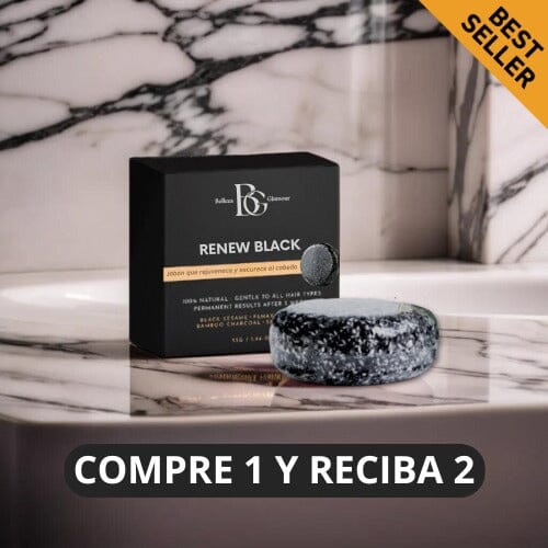 ReNew Black - Jabón que rejuvenece y oscurece el cabello