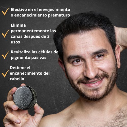 ReNew Black - Jabón que rejuvenece y oscurece el cabello
