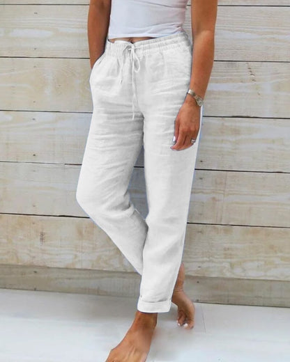 Reta - Comfy Pants PANTS Minha loja White S 