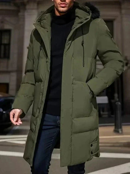 Varm vattentät vinterjacka i Old Money-stil
