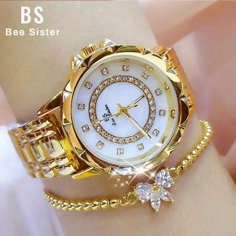 Rhinestone Diamond Women's Wrist Watch Minha loja 