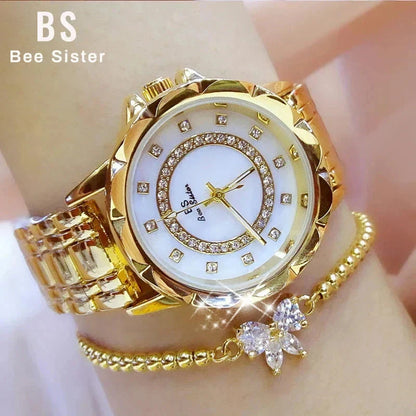 Rhinestone Diamond Women's Wrist Watch Minha loja 