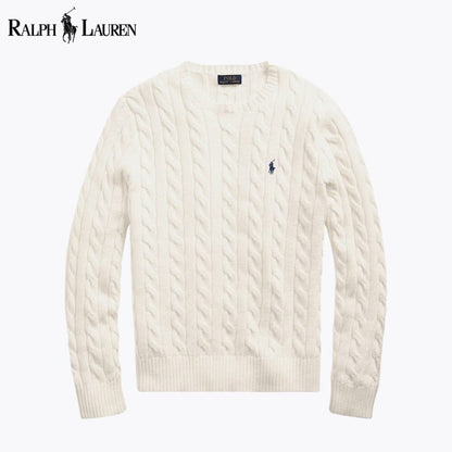 RL Cable-Knit Cotton Jumper RL Cable-Knit Cotton Jumper Minha loja Cream S 