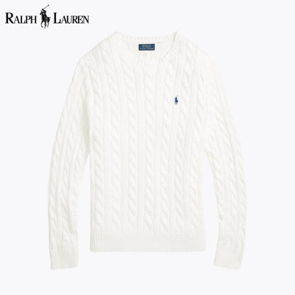 RL Cable-Knit Cotton Jumper RL Cable-Knit Cotton Jumper Minha loja White S 