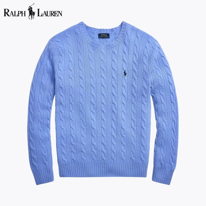 RL Cable-Knit Wool-Cashmere Jumper RL Cable-Knit Wool-Cashmere Jumper Minha loja Blue S 