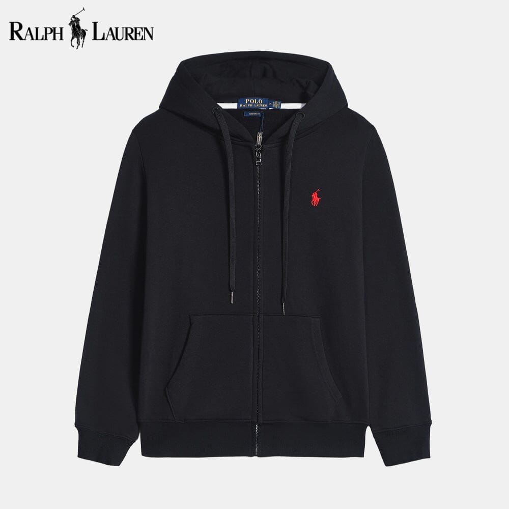 RL Classic Essential Cotton Hoodie RL Classic Essential Cotton Hoodie Minha loja Black S 