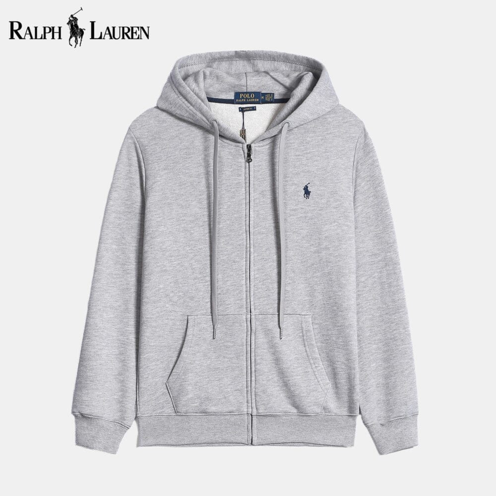 RL Classic Essential Cotton Hoodie RL Classic Essential Cotton Hoodie Minha loja Grey S 