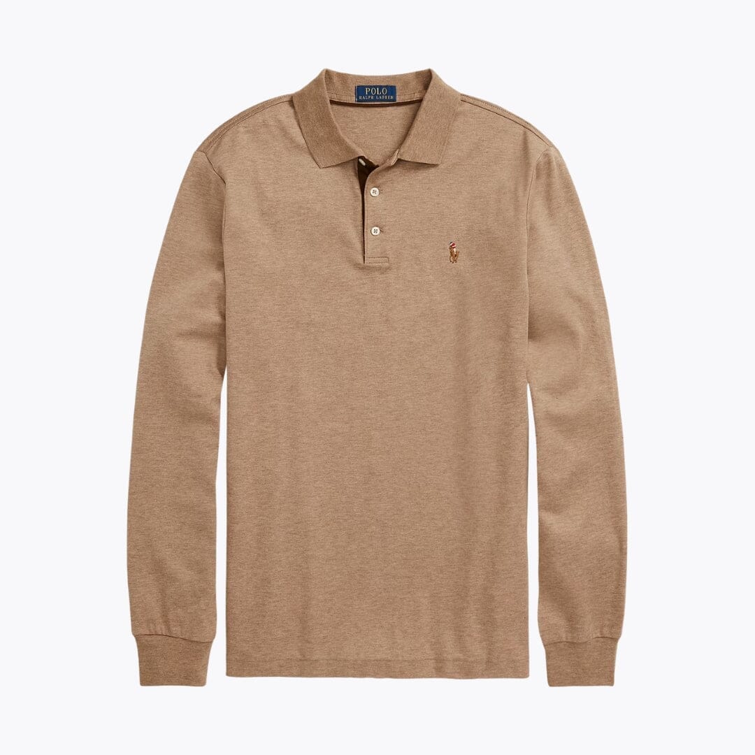 RL Classic Fit Soft Cotton Polo Shirt RL Classic Fit Soft Cotton Polo Shirt Minha loja Grey Cloud Heather S 