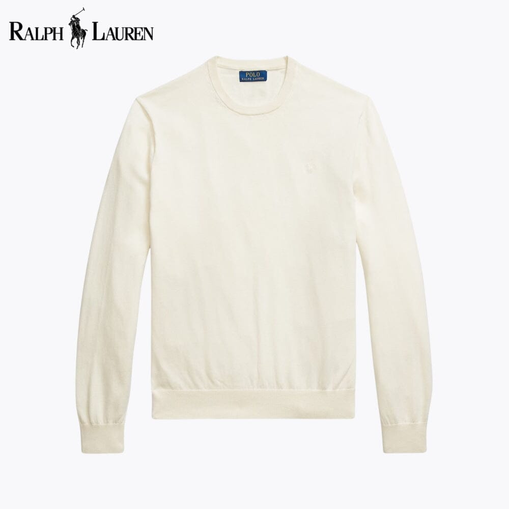 RL Cotton-Cashmere Crewneck Jumper RL Cotton-Cashmere Crewneck Jumper Minha loja Cream S 