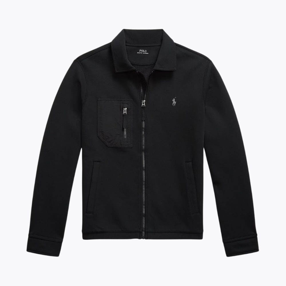 Chaqueta de mezcla de algodón con cremallera