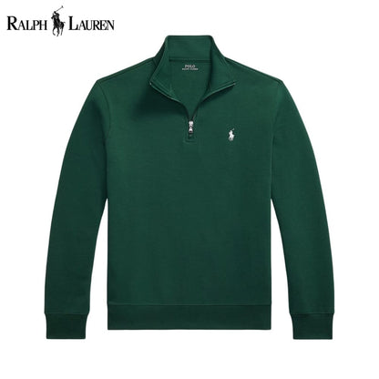 RL Double-Knit Mockneck Pullover RL Double-Knit Mockneck Pullover Minha loja Pine Green S 