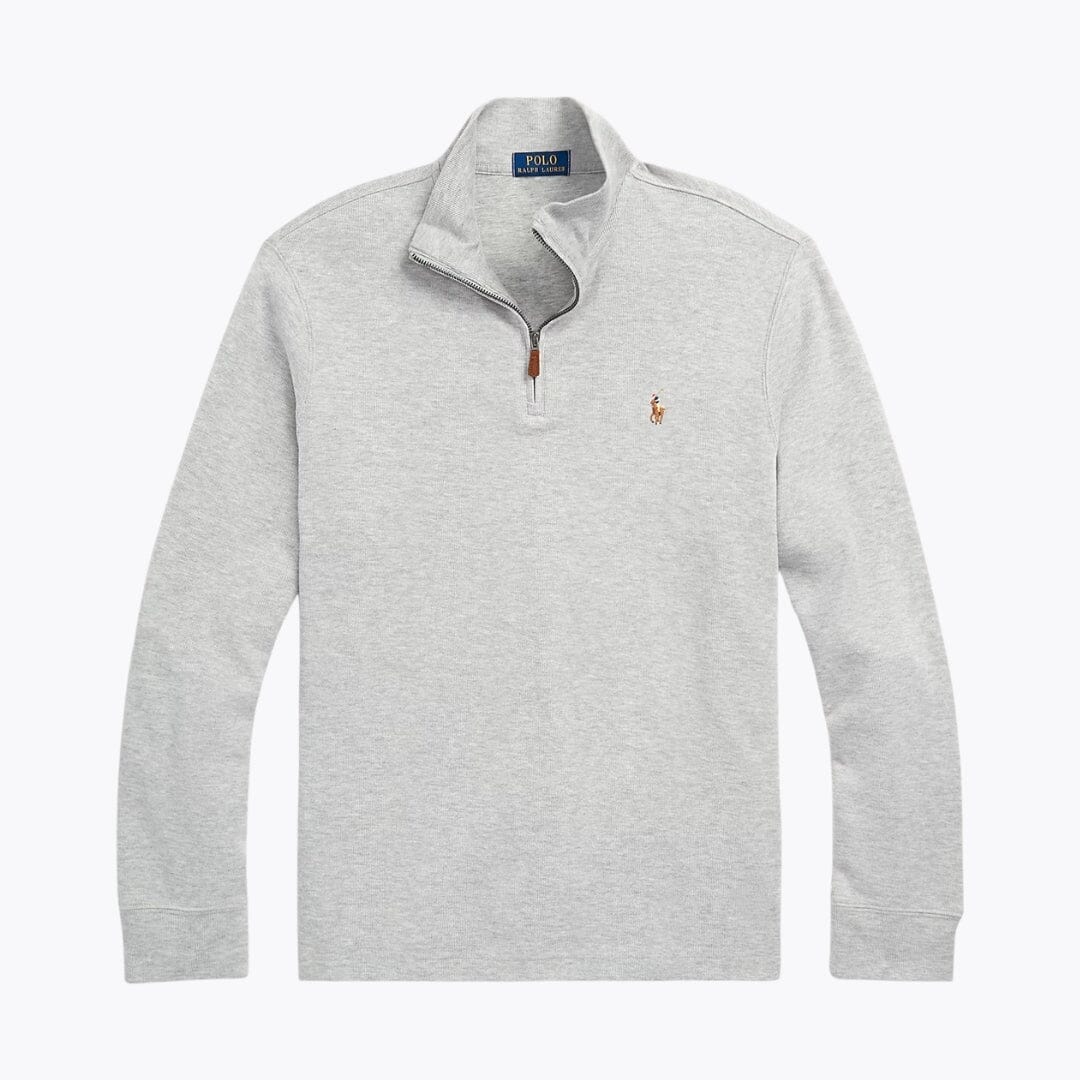 RL Estate-Rib Quarter-Zip Pullover RL Estate-Rib Quarter-Zip Pullover Minha loja Andover Heather S 