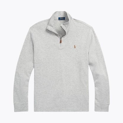 RL Estate-Rib Quarter-Zip Pullover RL Estate-Rib Quarter-Zip Pullover Minha loja Andover Heather S 