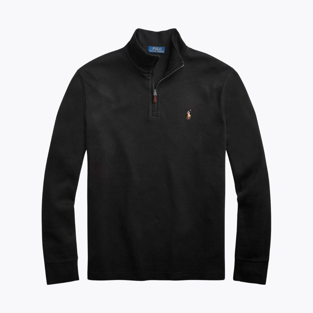 RL Estate-Rib Quarter-Zip Pullover RL Estate-Rib Quarter-Zip Pullover Minha loja Black S 