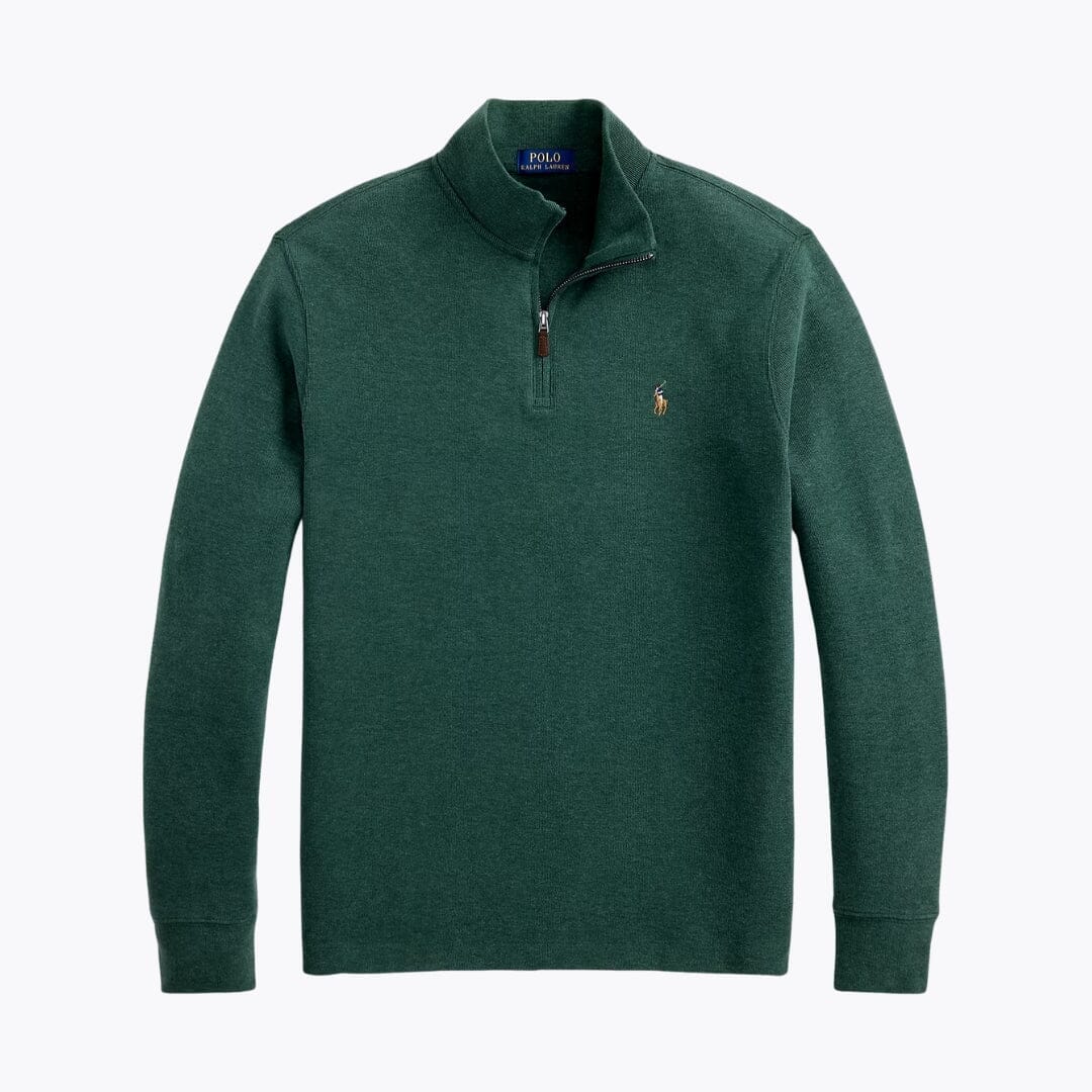 RL Estate-Rib Quarter-Zip Pullover RL Estate-Rib Quarter-Zip Pullover Minha loja Scotch Pine Heather S 