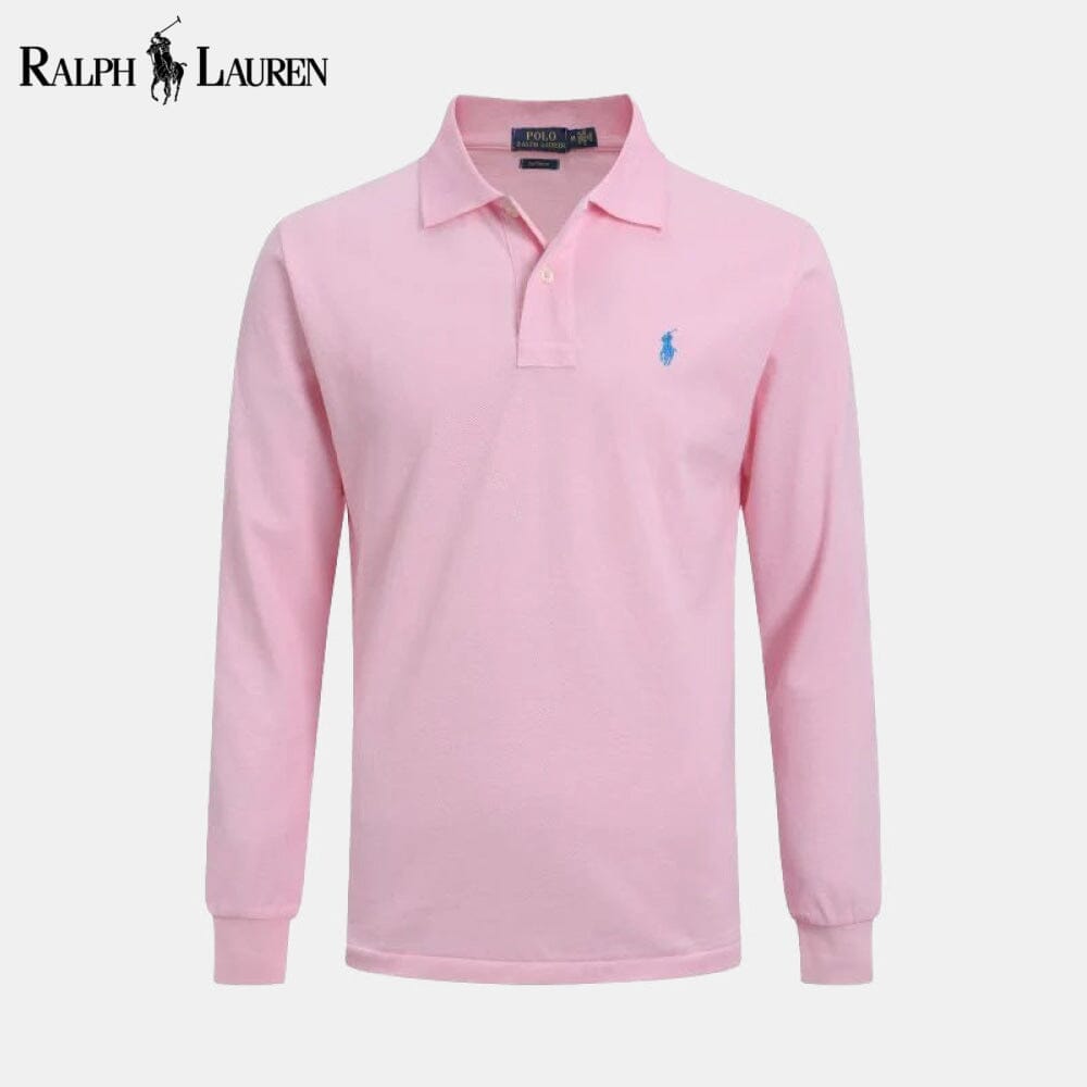 RL Long Slim Fit Dress Shirt RL Long Slim Fit Dress Shirt Minha loja Pink S 