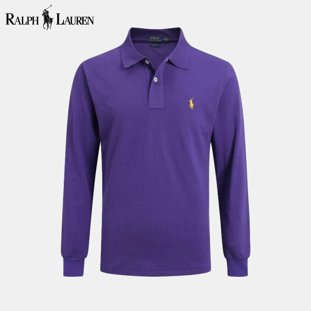 RL Long Slim Fit Dress Shirt RL Long Slim Fit Dress Shirt Minha loja Purple S 