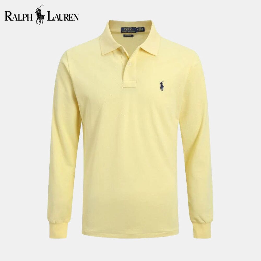 RL Long Slim Fit Dress Shirt RL Long Slim Fit Dress Shirt Minha loja Yellow S 