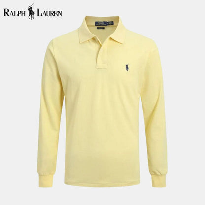 RL Long Slim Fit Dress Shirt RL Long Slim Fit Dress Shirt Minha loja Yellow S 