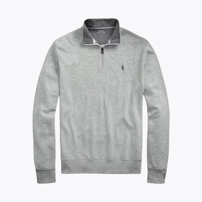 RL Luxury Jersey Quarter-Zip Pullover RL Luxury Jersey Quarter-Zip Pullover Minha loja Light Heather S 