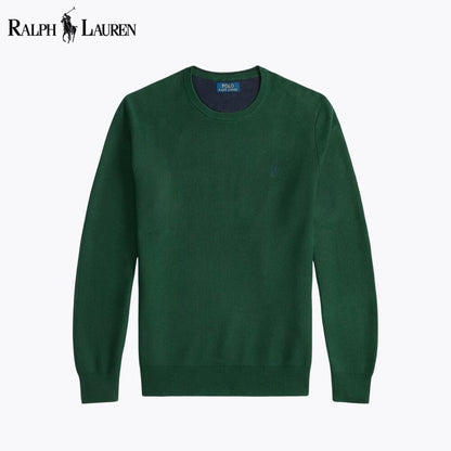 RL Mesh-Knit Cotton Crewneck Sweater RL Mesh-Knit Cotton Crewneck Sweater Minha loja 
