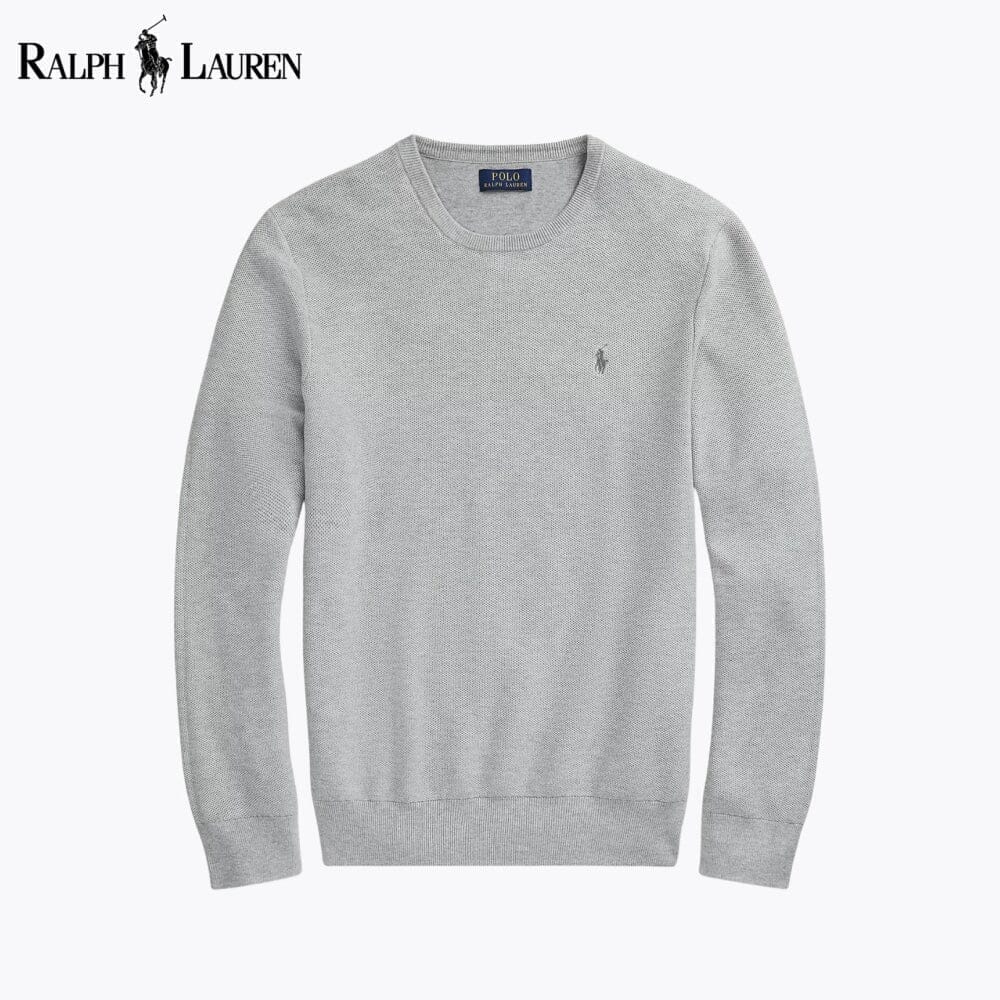 RL Mesh-Knit Cotton Crewneck Sweater RL Mesh-Knit Cotton Crewneck Sweater Minha loja 