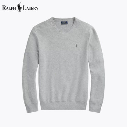 RL Mesh-Knit Cotton Crewneck Sweater RL Mesh-Knit Cotton Crewneck Sweater Minha loja 