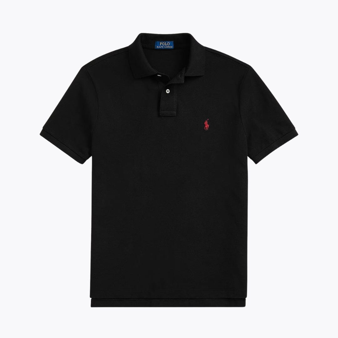 RL The Iconic Mesh Polo Shirt RL The Iconic Mesh Polo Shirt Minha loja Black/Red S 