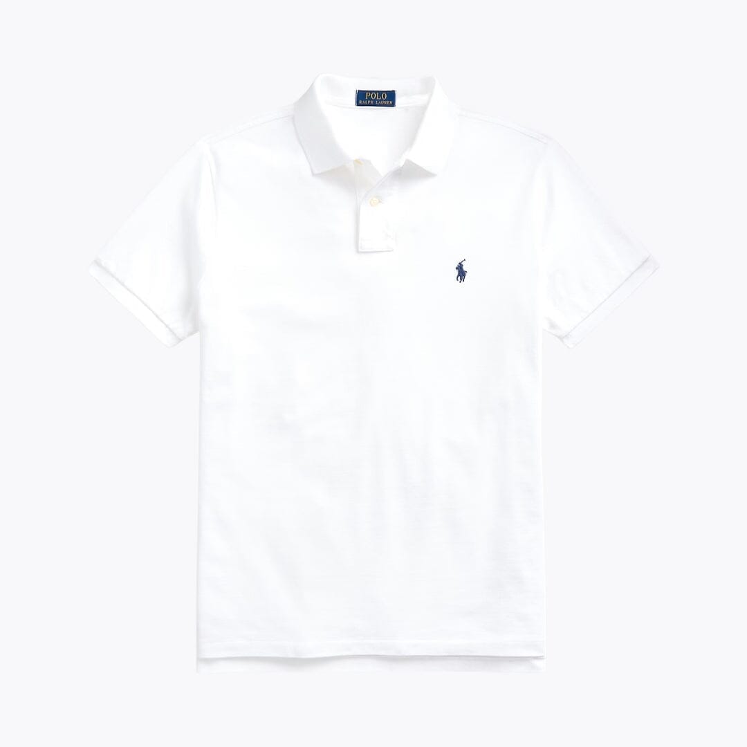 RL The Iconic Mesh Polo Shirt RL The Iconic Mesh Polo Shirt Minha loja White/Navy S 