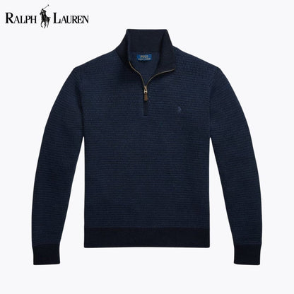 RL Washable Wool Quarter-Zip Sweater RL Washable Wool Quarter-Zip Sweater Minha loja Blue Navy S 
