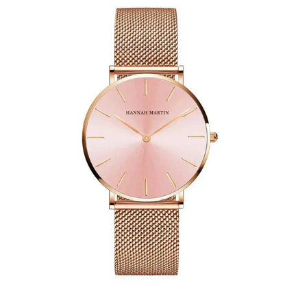 Round Women's Wrist Watch Relógio de Pulso Feminino Redondo Minha loja Pink 