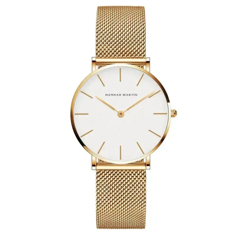 Round Women's Wrist Watch Relógio de Pulso Feminino Redondo Minha loja White 