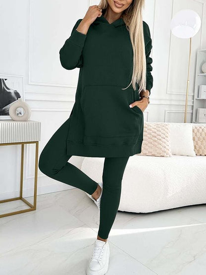 Ruby™ | Hoodie Set Women Sets Minha loja Green S 