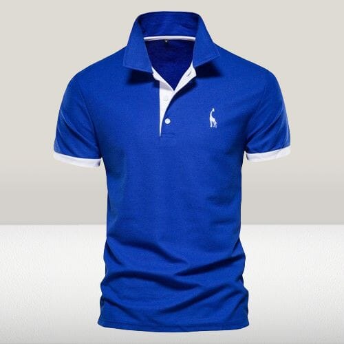 Ryan™ | Sporty Polo Shirt Shirt Minha loja Blue & White XS 