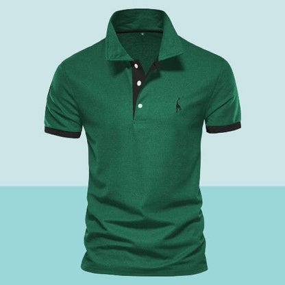 Ryan™ | Sporty Polo Shirt Shirt Minha loja Green & Black XS 