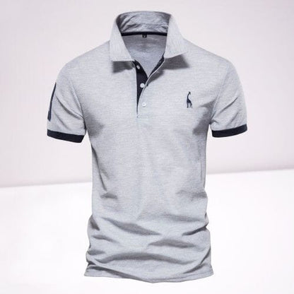 Ryan™ | Sporty Polo Shirt Shirt Minha loja Grey & Black XS 