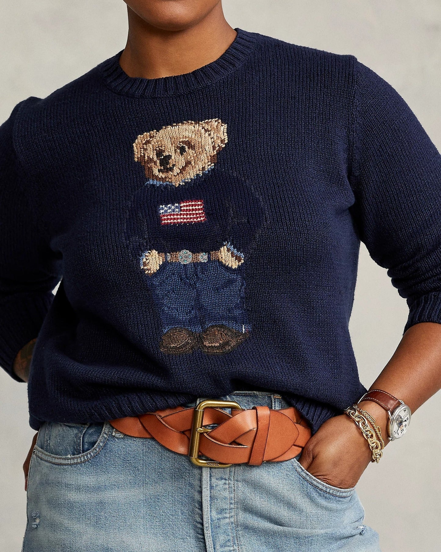 L.R Sweater | Linen Crew Neck