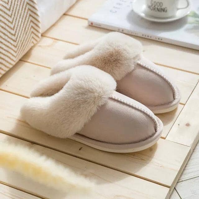 SlippersElysian Minha loja Beige 5-6.5 US/36-37 EU 