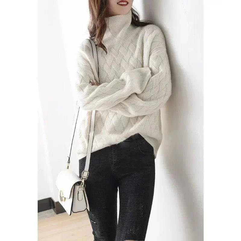 Sophia™ | Graceful Turtleneck Sweater Minha loja 