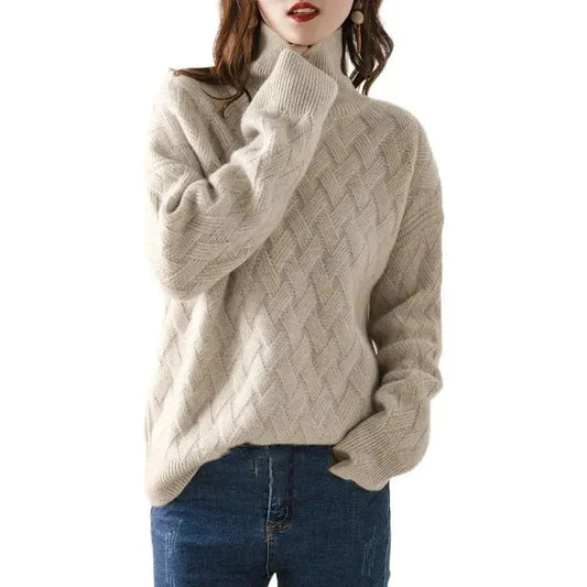 Sophia™ | Graceful Turtleneck Sweater Minha loja 
