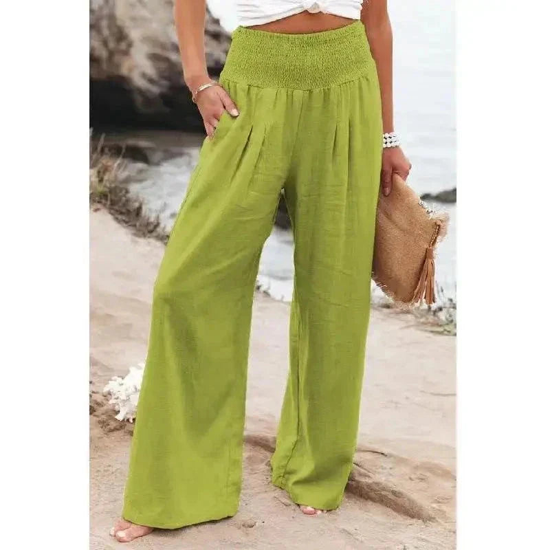 Sophia™ | Stylish Women's Cotton Pants - Comfortable with Every Step PANTS Minha loja 