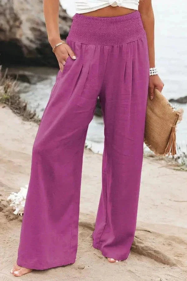 Sophia™ | Stylish Women's Cotton Pants - Comfortable with Every Step PANTS Minha loja Purple S 