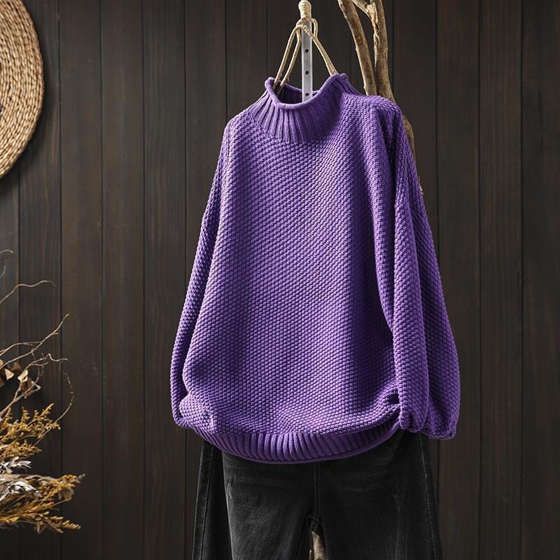 Sophia-Sweater Sweater Minha loja Purple One SIze 